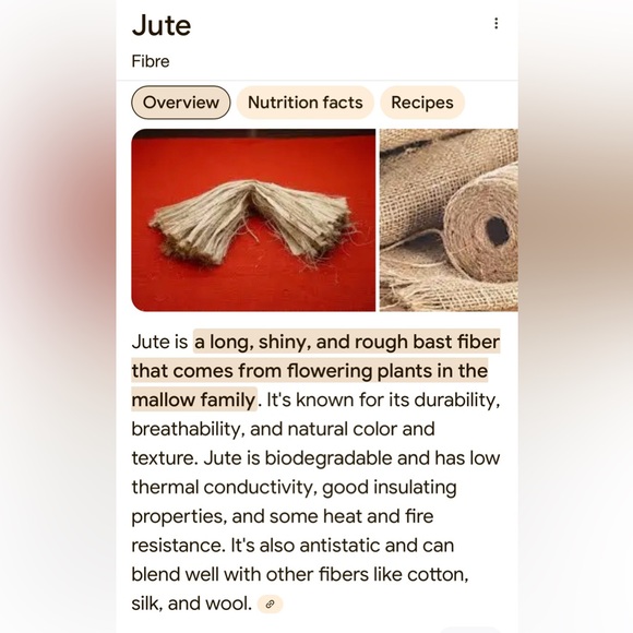 Jute Tote Straw Navy Blue and Tan Spiral Pattern Bag NWT - Picture 11 of 14